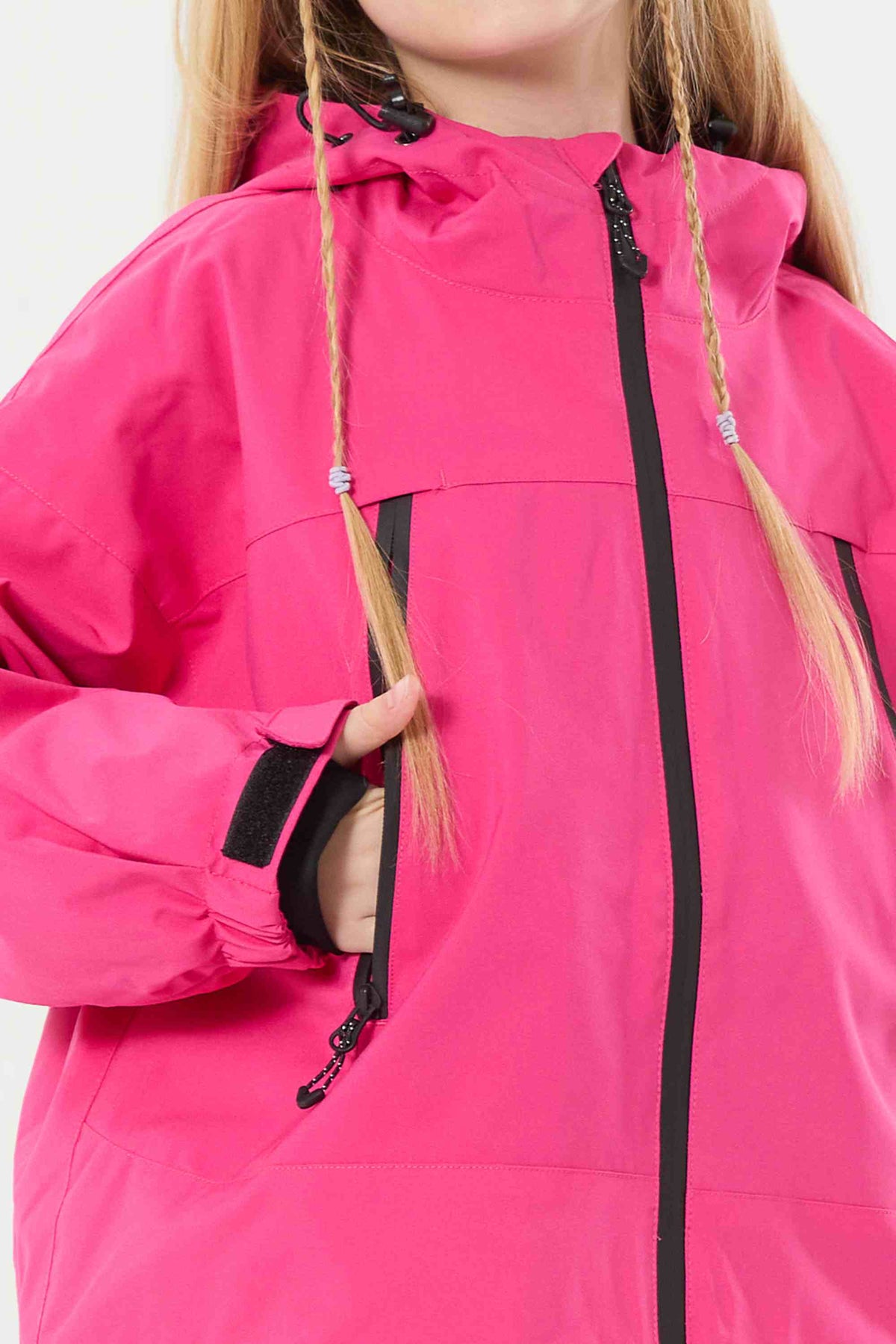 Girl's Rose insulated Snow Jacket With Detachable Ear Hood