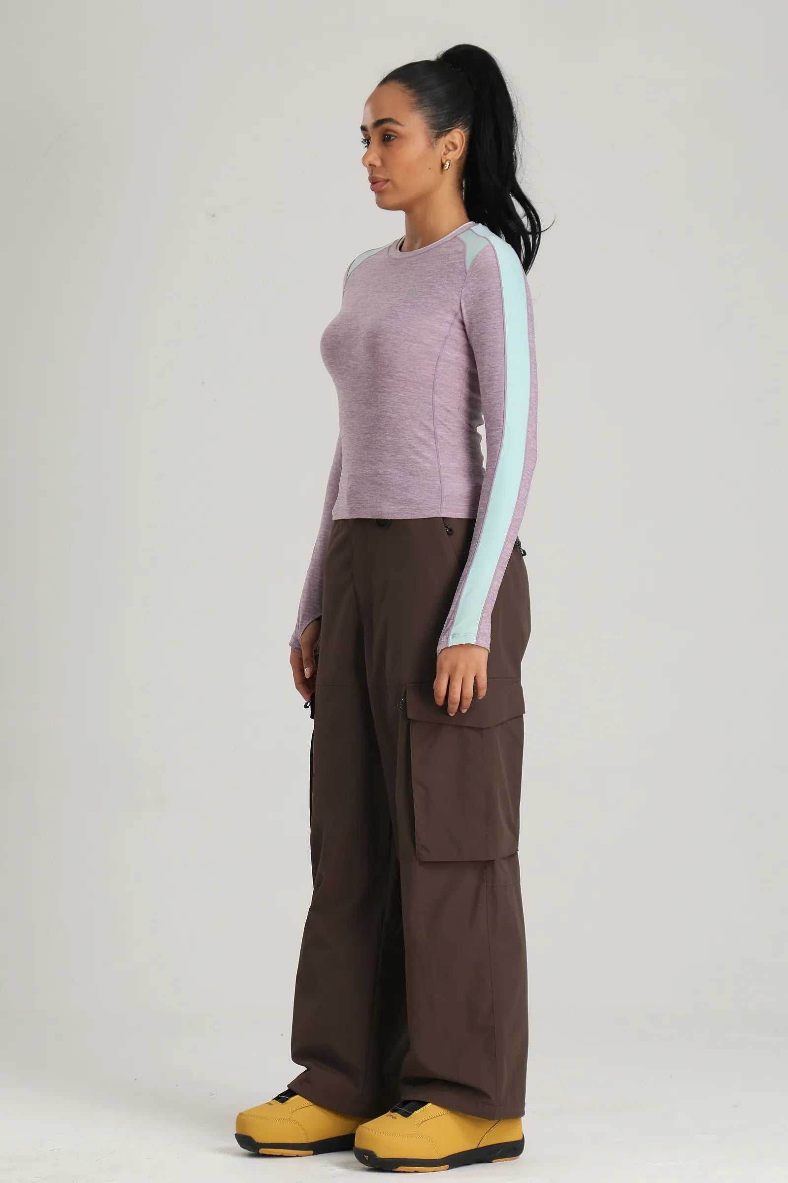 Women's Coffee All Mountain Utility Baggy Ski & Snowboard Pants