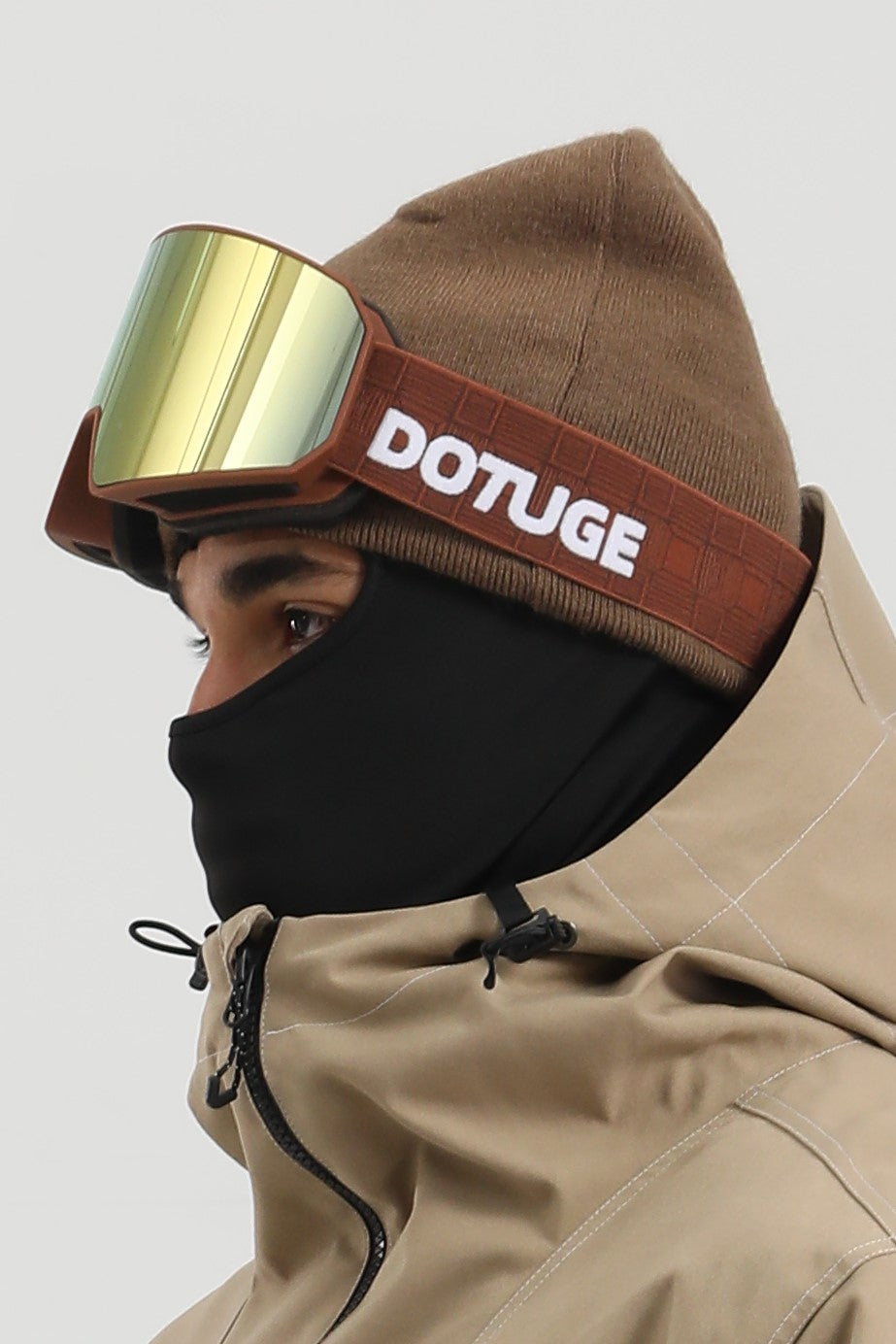 Unisex Yellow Mirror Lens Brown Full Frame Contrast-boosting Wide Peripheral Ski & Snowboard Goggles