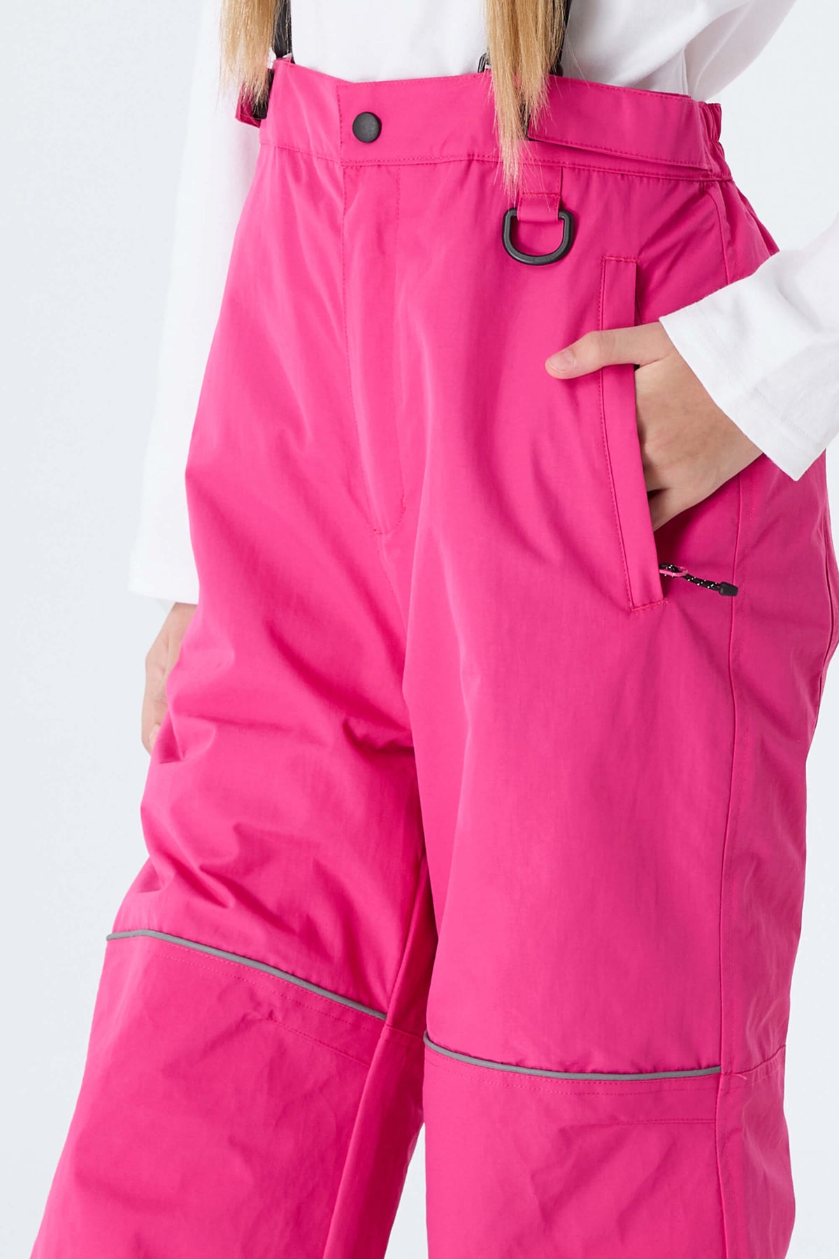 Girls' Rose Reflective Trim Insulated Snow Pants