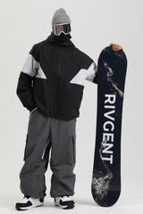 Men's Durable Outdoor Oversized Silhouette Snow Suit