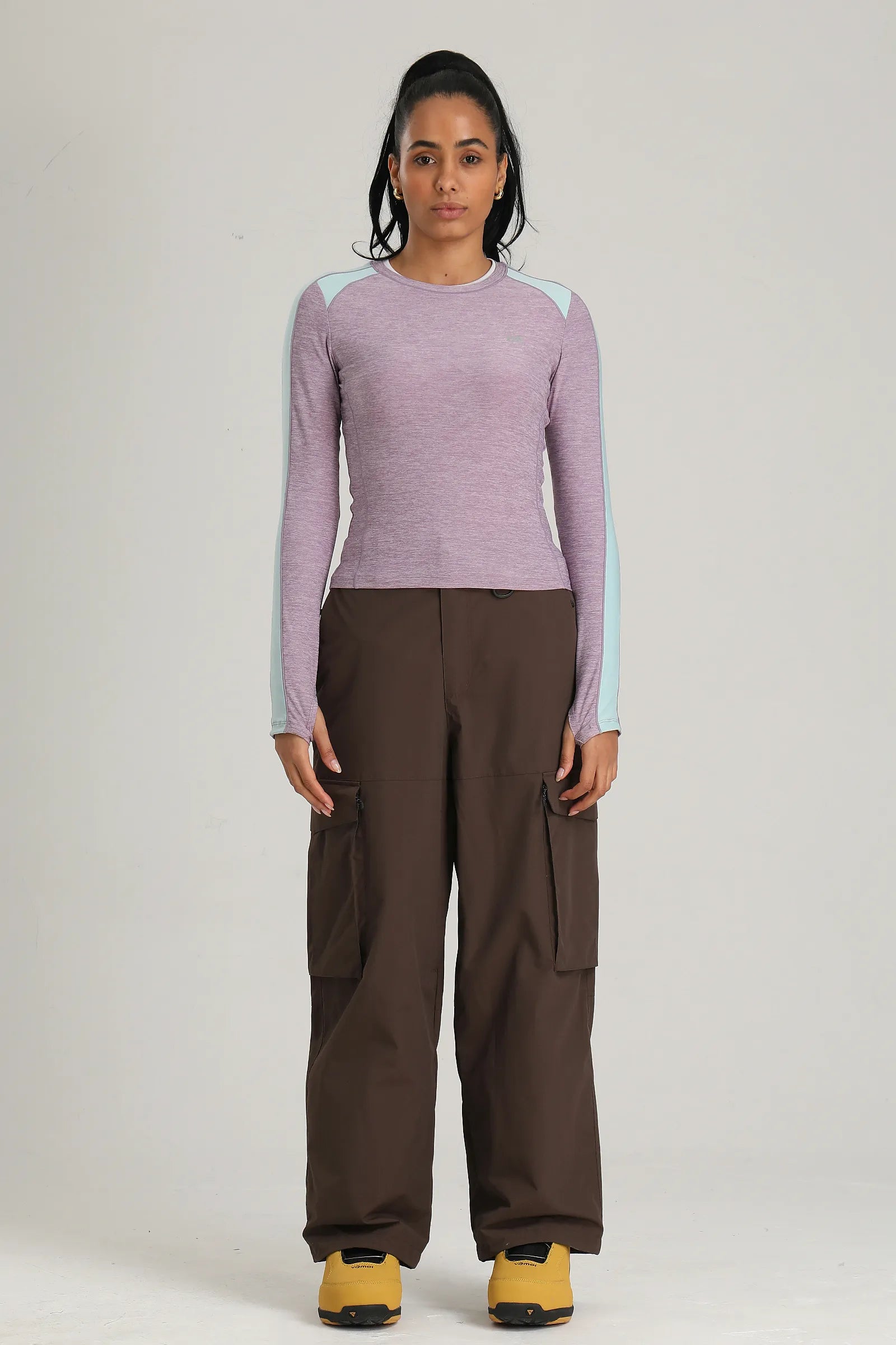 Women's Coffee All Mountain Utility Baggy Ski & Snowboard Pants
