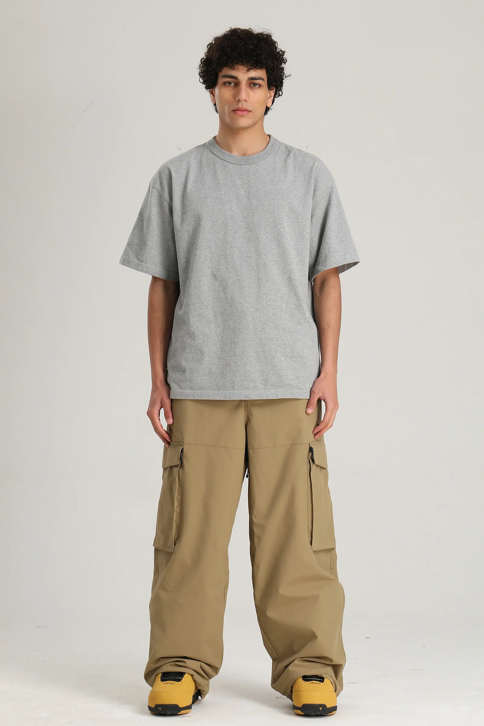 Men's Khaki All Mountain Utility Baggy Ski & Snowboard Pants