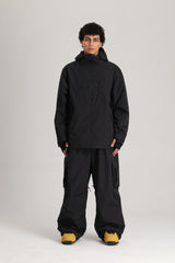 Men's Off White Utility Baggy Cargo Snow & Ski Pants