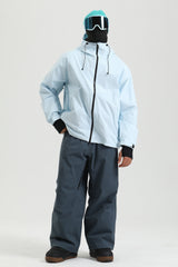 Men's Army Green Waterproof Freestyle Relaxed Fit Snowboard Pants