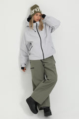 Pantalon de neige baggy en tissu performant coupe urbaine pour femme