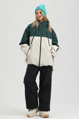 Pantalon de neige baggy en tissu performant coupe urbaine pour femme